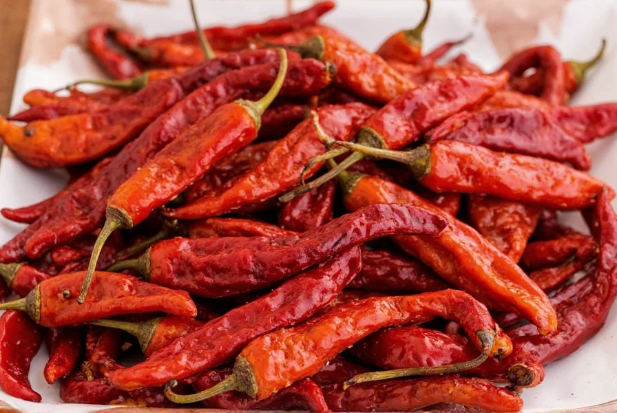 Using a blender to make chile paste