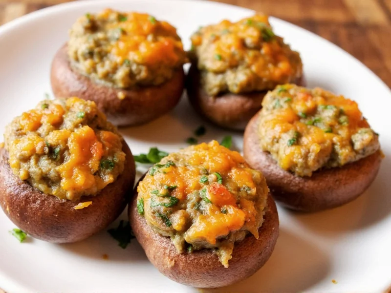 Perfect Sausage Stuffed Mushrooms Recipe in 35 Minutes