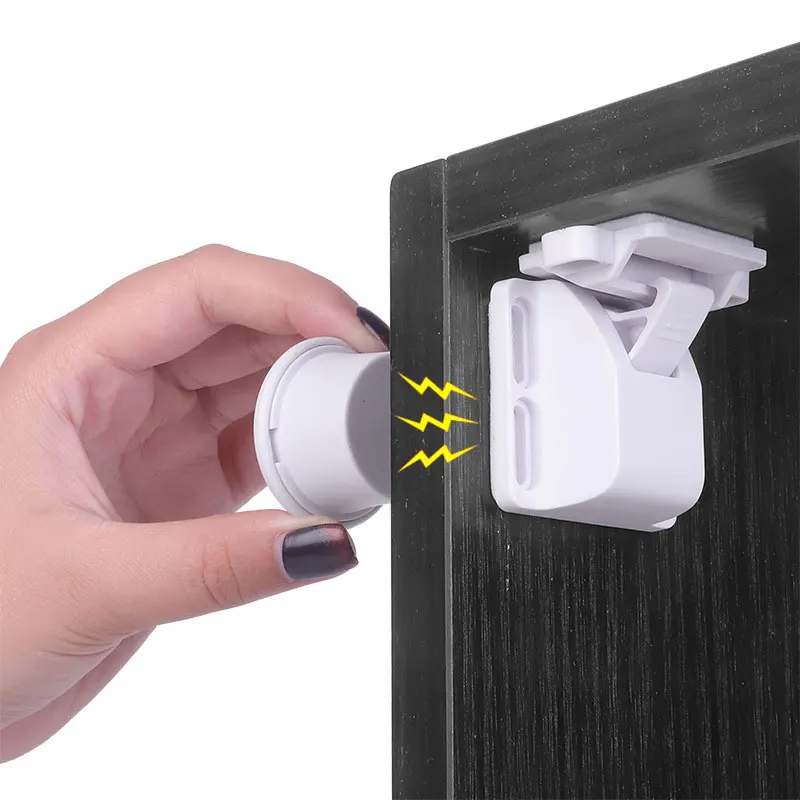 

2022 Magnetic Baby Drawer Safety Lock New Magnetic Baby Safety Locks Set 2022 Cute Baby Safety Locks Cabinet Drawers/