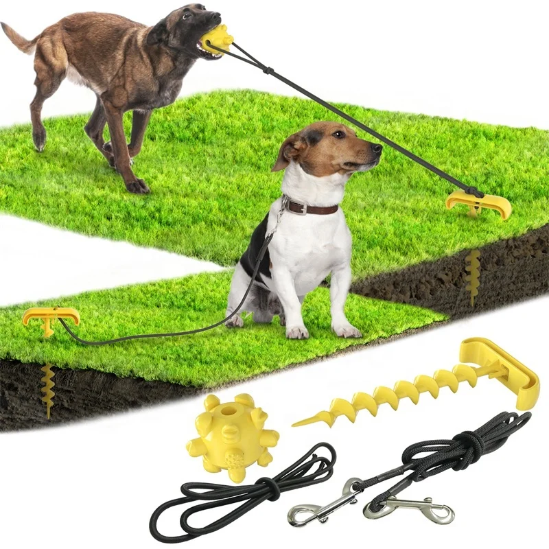 

Wholesale Pet Dog Ground Nail Toy Supplies Durable Doggy Pull Training Toys Outdoor Dogs Fixed Pile Toys