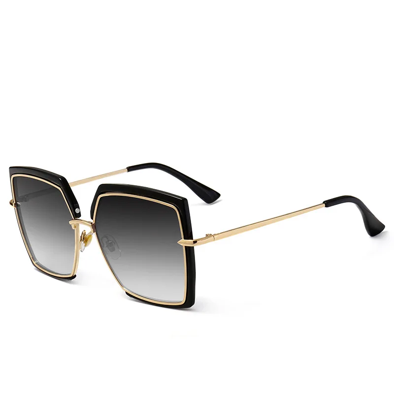 

2021 Rimless Women Sun glasses Shades Fashion Pointed Cat Eye Sunglasses