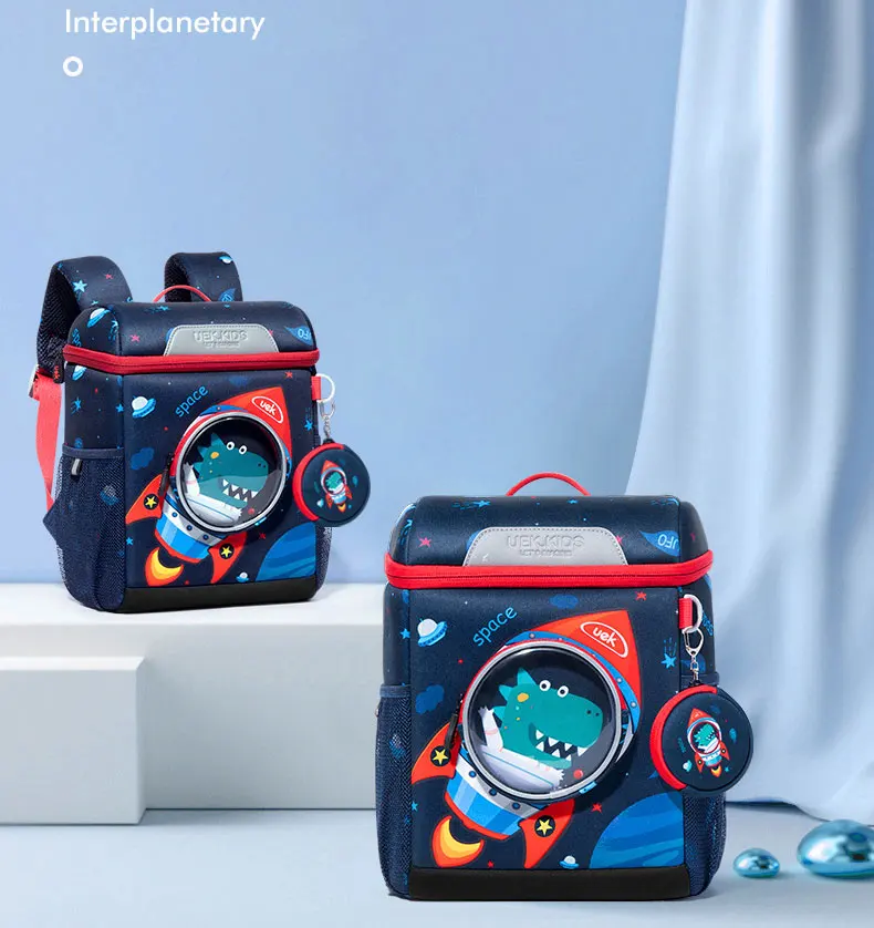 

3D Space Dinosaur Rabbit backpack school girls Kids Waterproof Cartoon schoolbag girl Children Gift Mochila Infantil