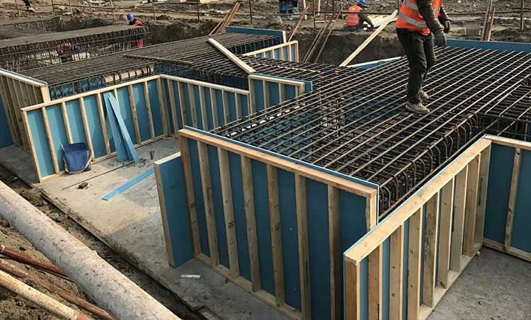 pvc materials concrete column plastic formwork 