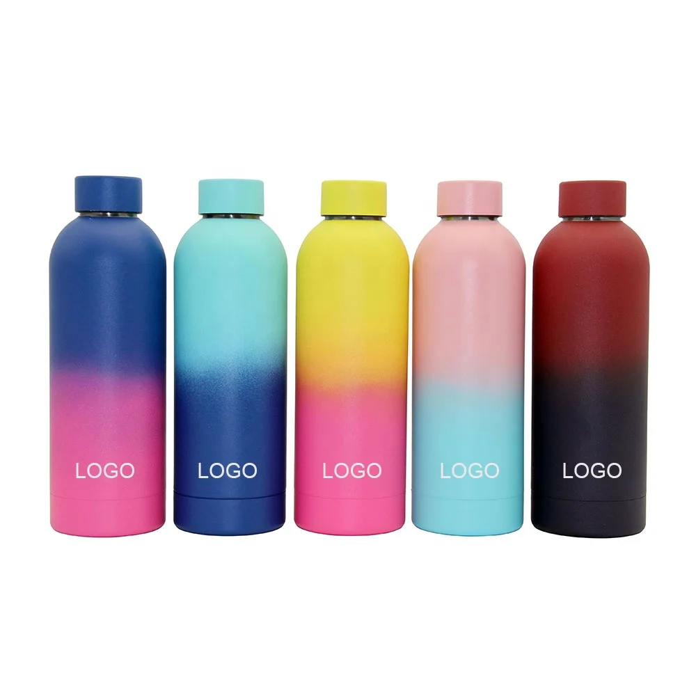 

Wholesale 18oz powder coating vacuum flasks matte stainless steel water bottle