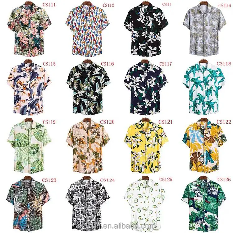 

2021 new summer new short sleeve linen shirt national style printed men's shirt special wholesale, Custom color