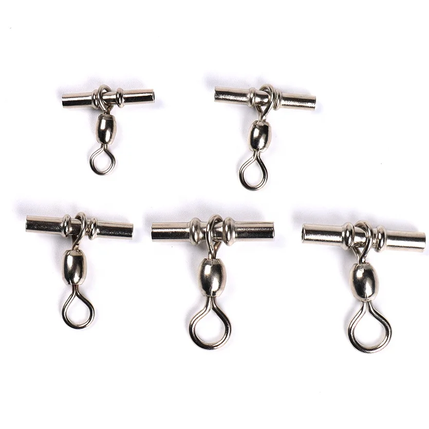 

brass stainless steel Longline ball bearing snap lures Fishing Cross-line Crane Sleeve Swivel