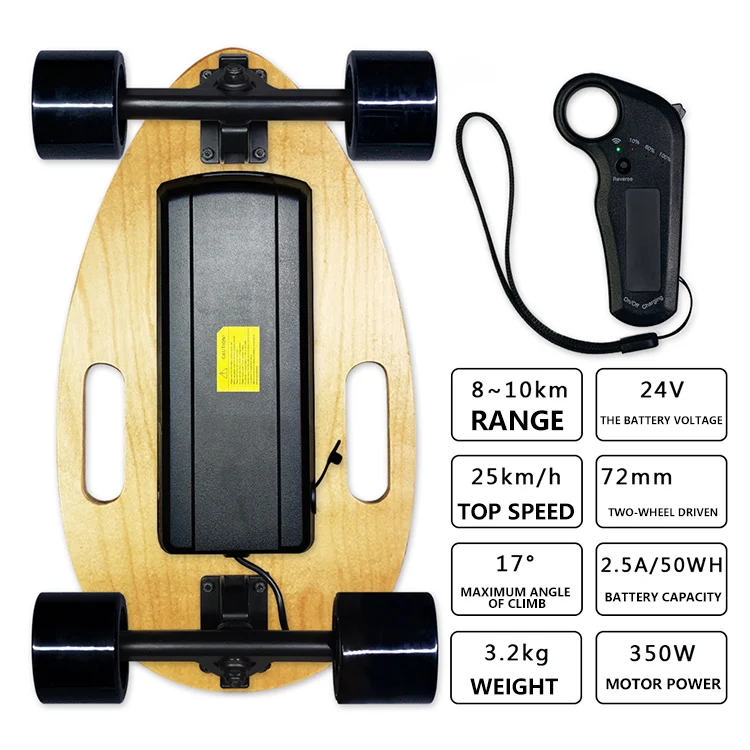 Mini Electric Skateboard Dual Motorized e Skate Board With Cheap Price for adult