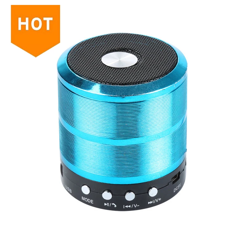 

WS-887 Blue tooth Speaker Mini Sound Box Wireless portable speaker TF-card supported for TV speaker with AUX