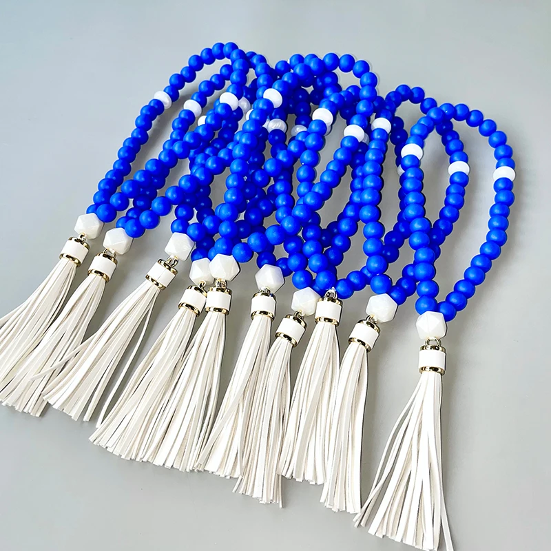 

Hot Sale BPA Free 12mm Silicone Beads Tasbih 33 Beads With Tassel Tasbih Islamic Prayer Beads, Customized color