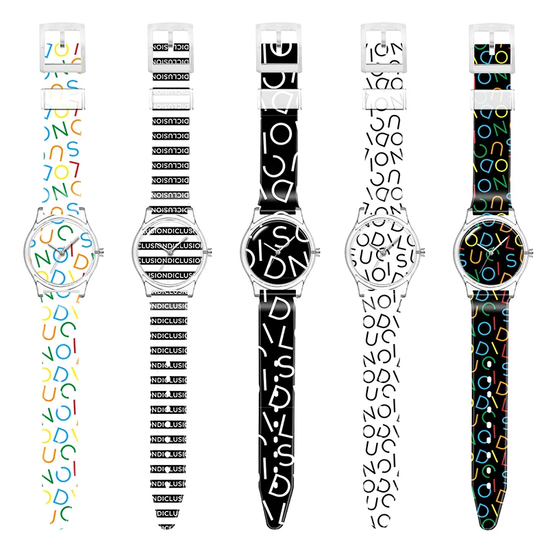 

Japanese Quartz Movt Recyled Plastic Customise Watch Design Printed