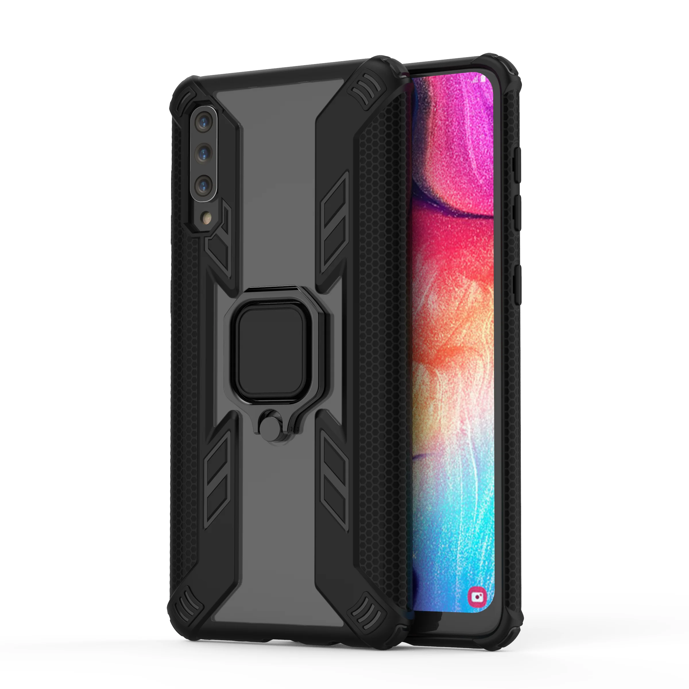 

2019 For Samsung Galaxy A10 A30 A50 Cover with ring holder Mobile Phone Case For Samsung A10 cover