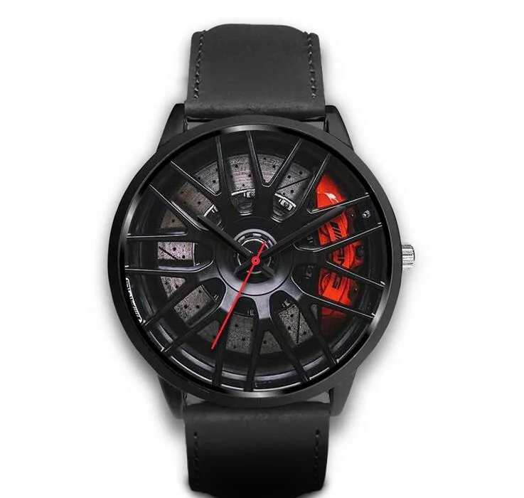 

Watches Shape Like Car Wheel Rim Watch Men Sport Wristwatch