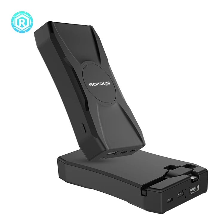2019 new products free sample portable wireless charger with power bank for Samsung K004
