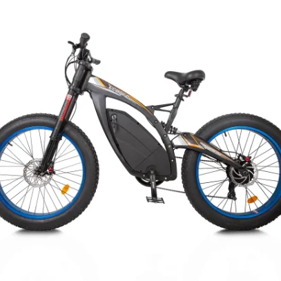 

off road full suspension mid motor fat tire electric bike ebike 48v 500w with hidden battery chinese