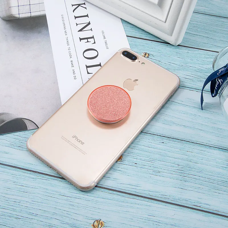 

mobile phone holder air bag oil bag holder Glitter gradient creative personality liquid quicksand phone stand cristmas gifts, Multi choices