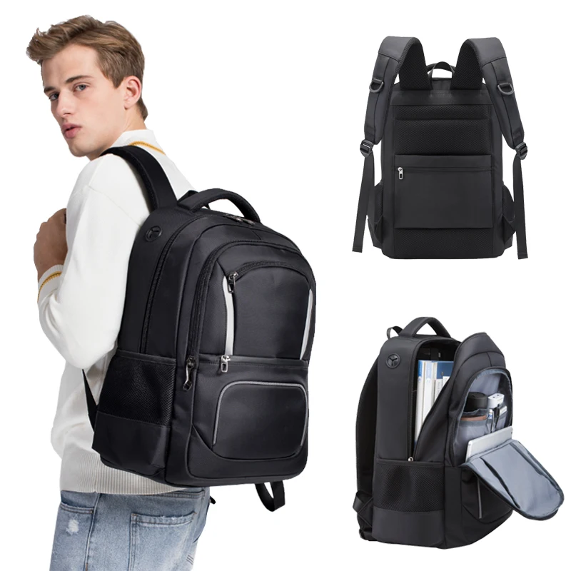 

OEM Large Capacity Waterproof Anti Theft Travel Business Backpack 15.6 Inch Laptop Backpack Bags for Men, Black / blue /gray