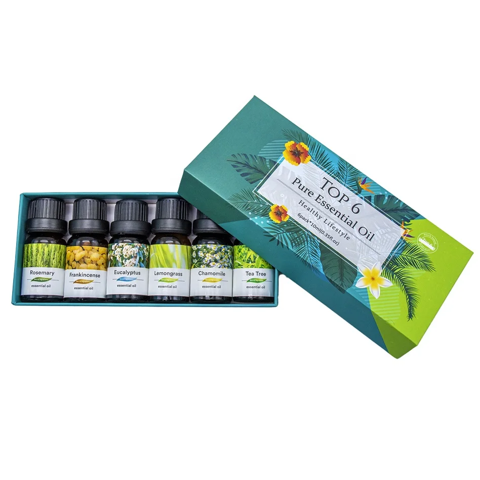 

Top 6 10ML Aromatherapy Oils Set Private Label Natural Diffuser Oils 100 Pure Therapeutic Grade