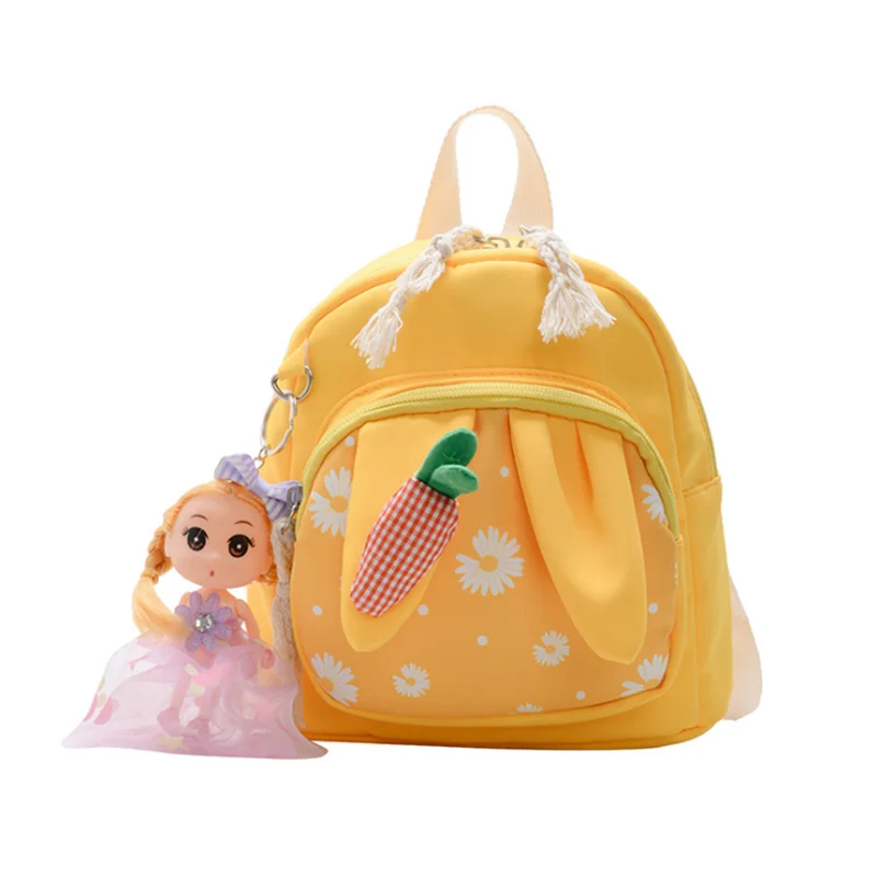 

Wholesale Cute Baby Toddler Nylon material Kindergarten Schoolbag Rabbit Ear Child Carrier Hiking Backpack