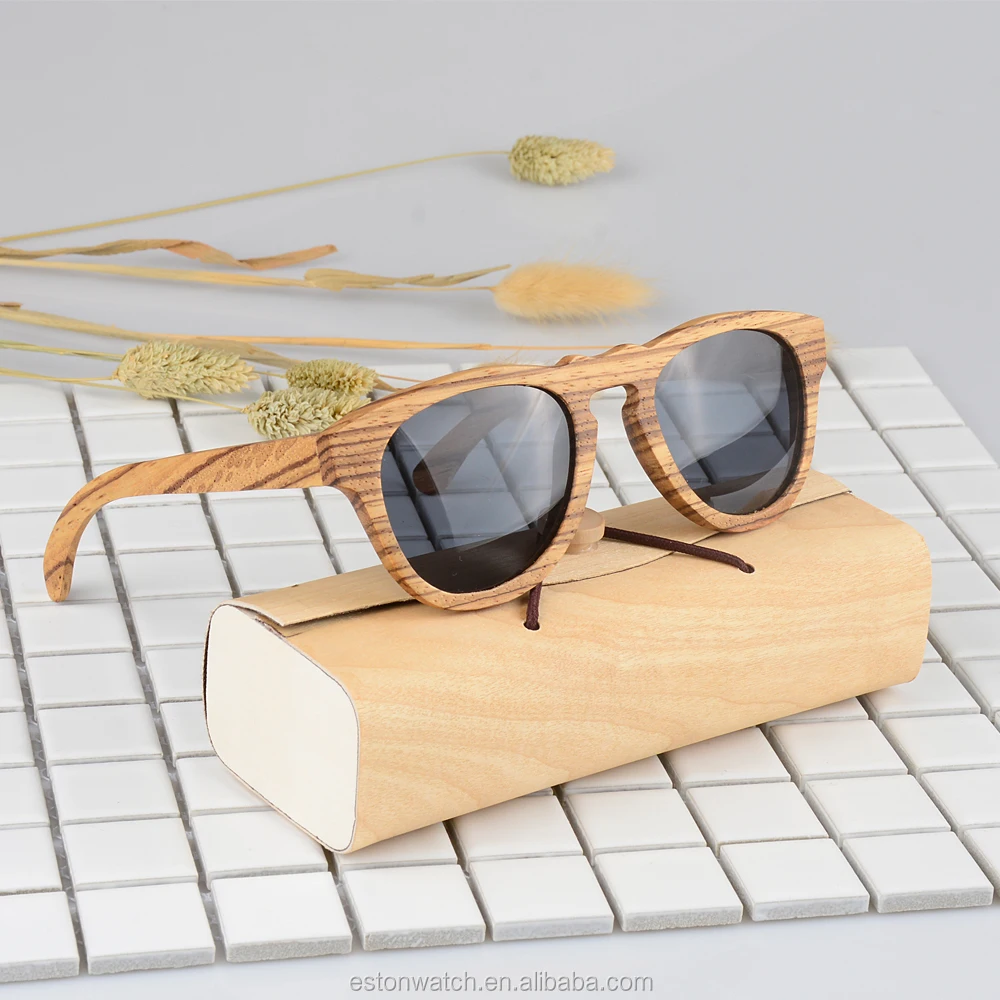 

Eye protection function of hand-made bamboo and wood Sunglasses, Custom colors