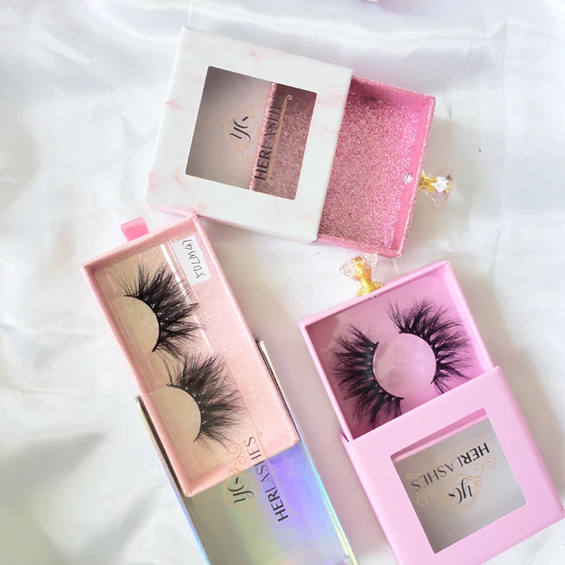 

wholesale 25mm 3d mink lash with custom box