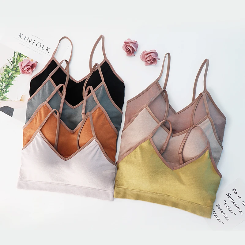 

New Design Women Full Cup Wire Free Lace Bra Set U Shape Beauty Back Bra Panty Set