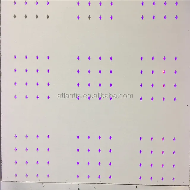 Perforated Acoustic Gypsum Board Ceiling Tiles With Competitive