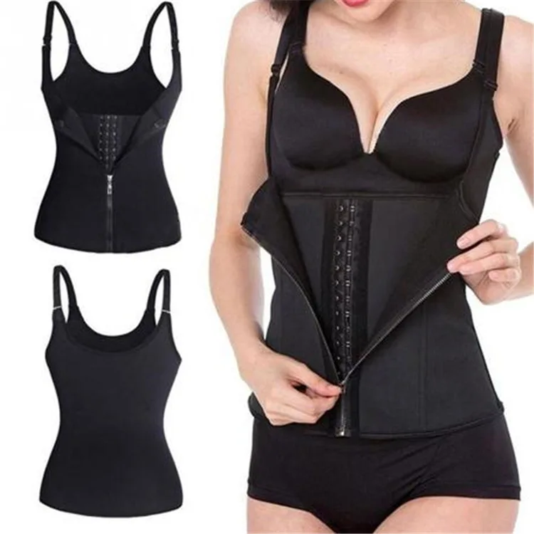 

Women Waist Trainer Corset Shapewear Shoulder strap Double Control Body Shaper Tummy Neoprene Waist Cincher, Color can be customized