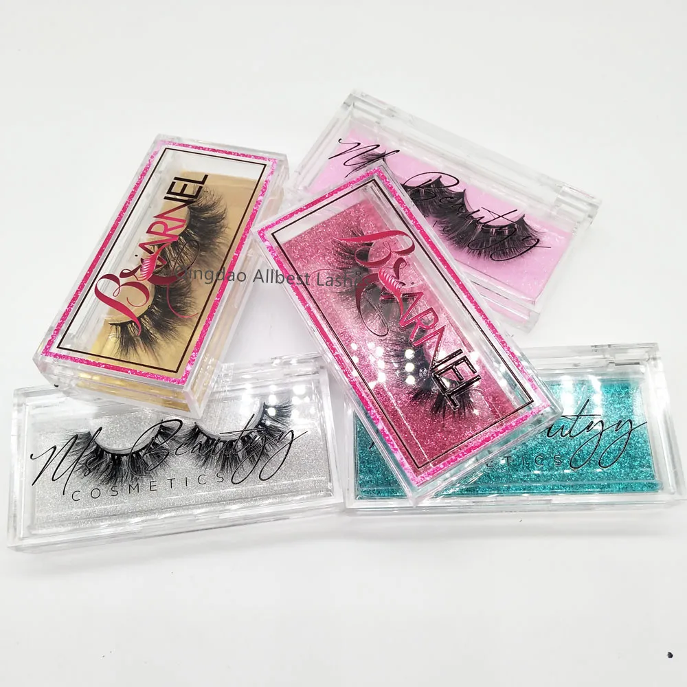 

Hot selling Butterfly Empty Eyelash Packaging Box Container 25mm Mink Eyelashes Case