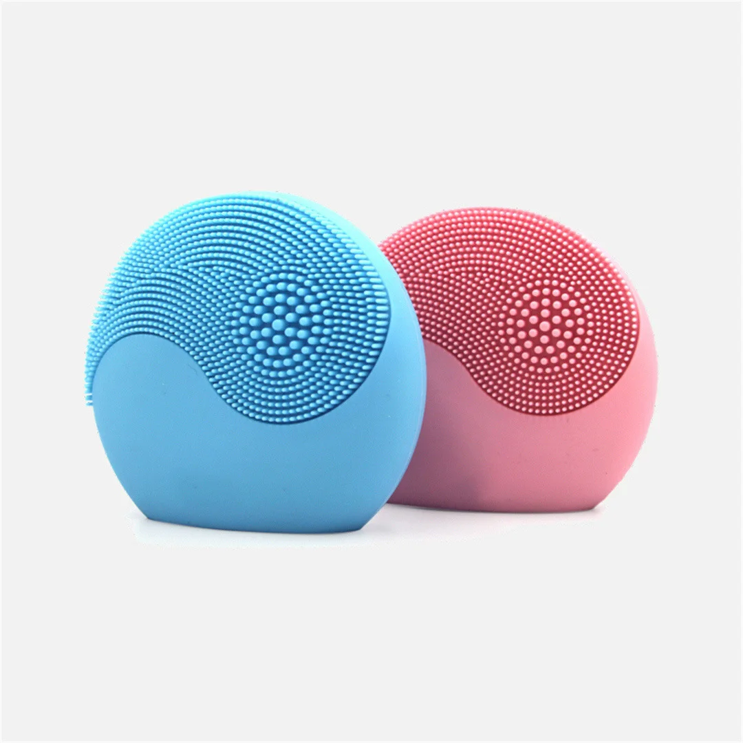 

Wireless Silicone New 2020 Cleansing Facial Cleanser Sonic Face Electric Cleaning 5 In 1 Brush