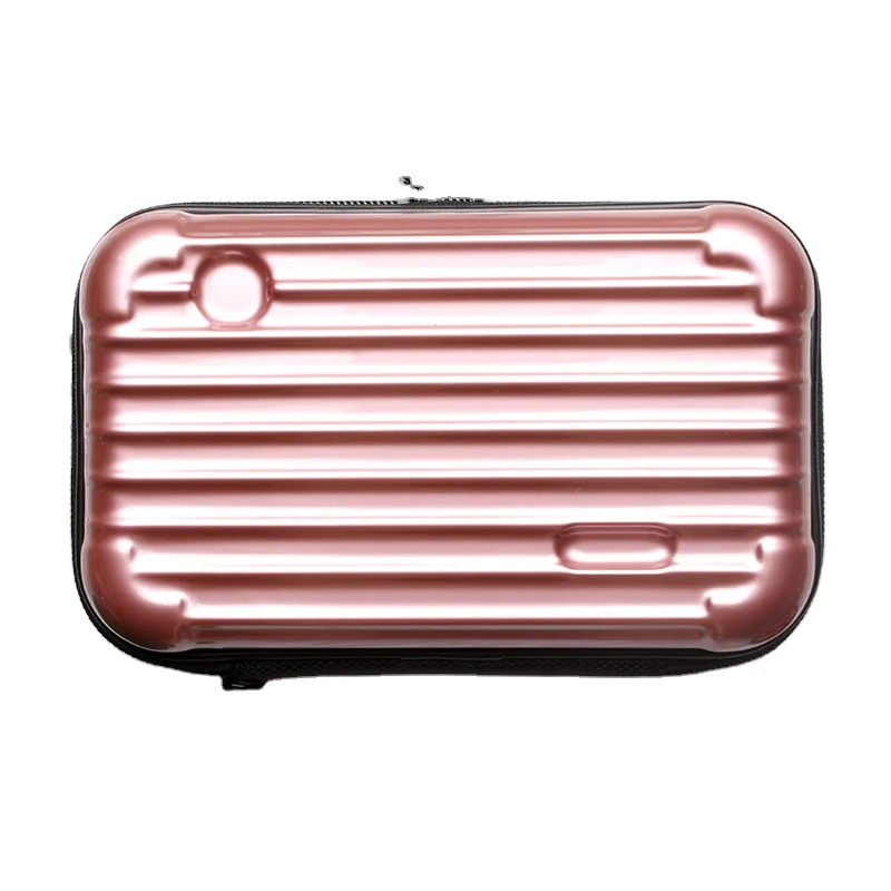 

Hard Cosmetic Portable Travel Case Portable Cosmetic Hard Shell Train Inner Pocket Suitcase Beauty Makeup Overnight Travel PC, Customized