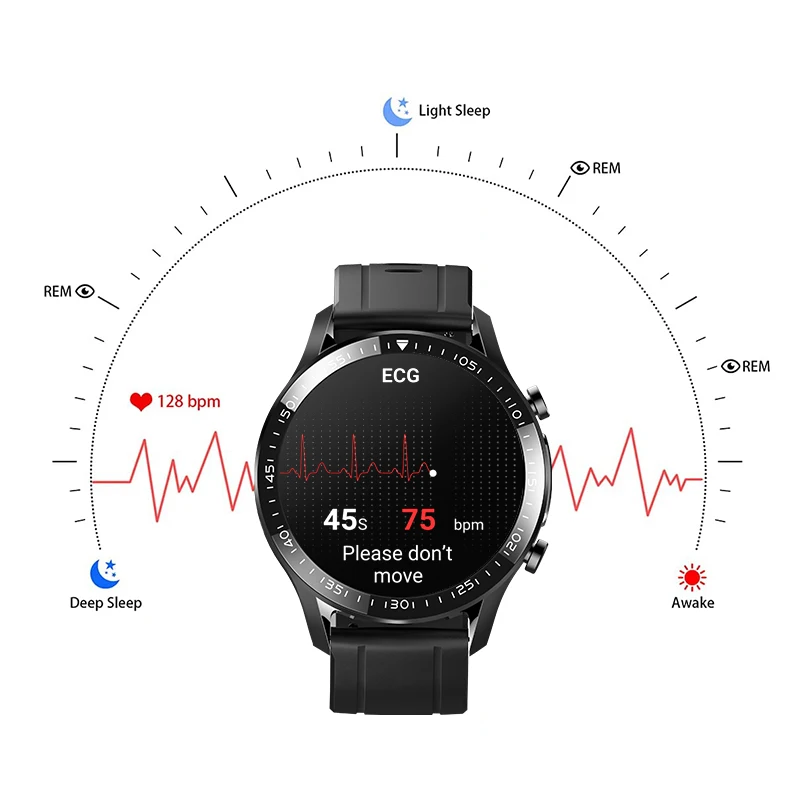 

J-Style 2051E-R smart vital fitness spo2 Smart watch Blood Pressure With Heart Rate Monitor