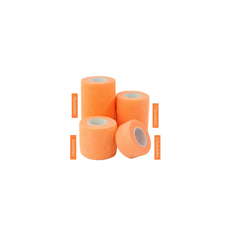 

High Quality colored fashion popular self-adhesive colored Camouflage elastic cohesive bandage