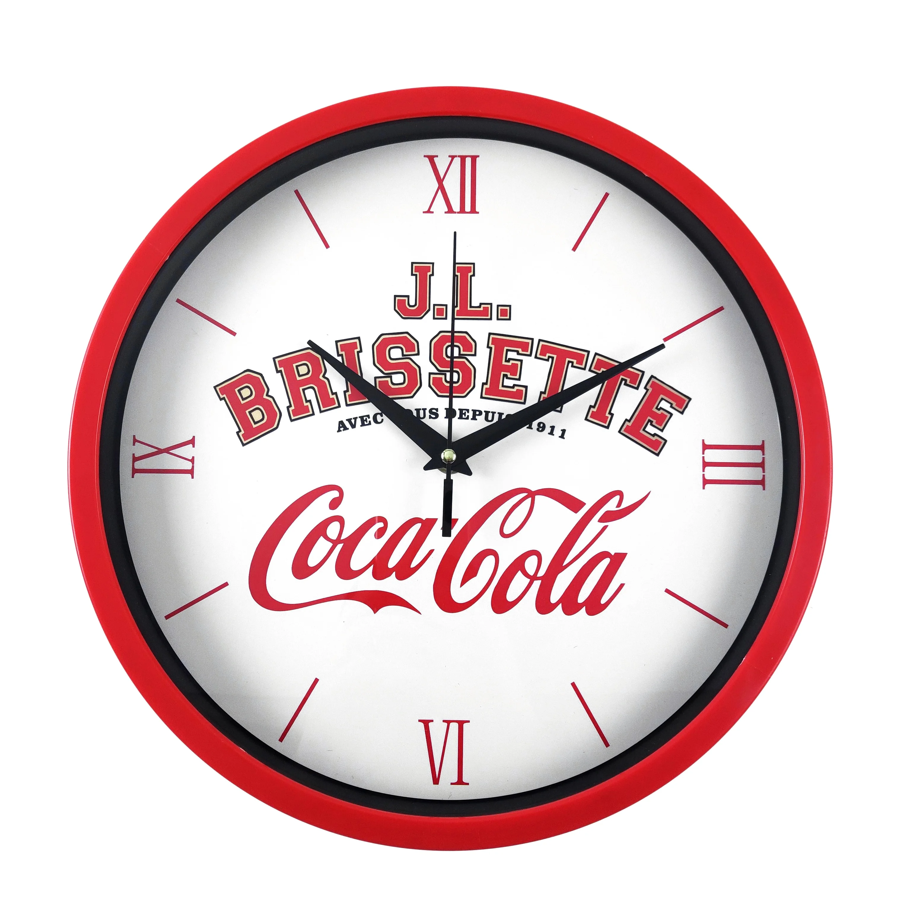 

Youhoda Home Decoration Round Design 12 inch Promotional and Advertising Wall Clock With Logo, Customized color