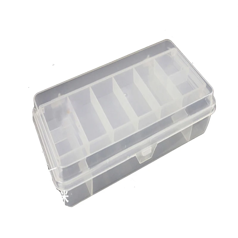 

21*11*4.2cm Cheap price waterproof tackle transparent plastic hook bait fishing lure box