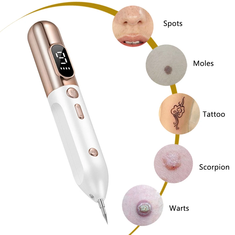 

LCD Plasma Pen Laser Tattoo Mole Removal Machine Face Care Skin Tag Removal Freckle Wart Dark Spot Remover
