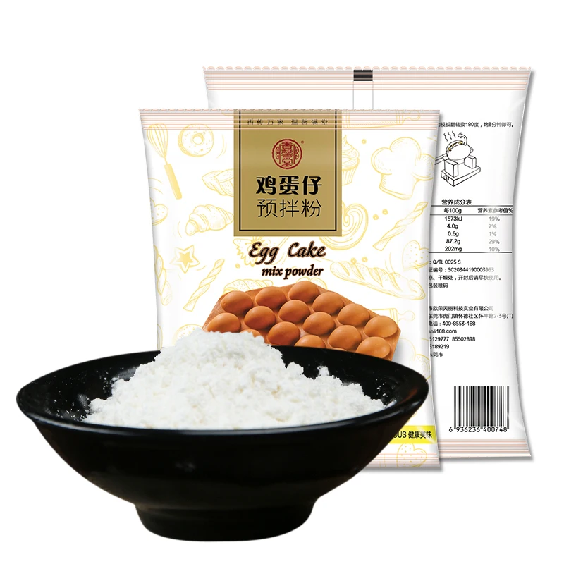 
Hot Selling good taste egg waffle puff powder mix for egg waffle,factory price,Halal Egg puffs Hong Kong style waffle eggie 