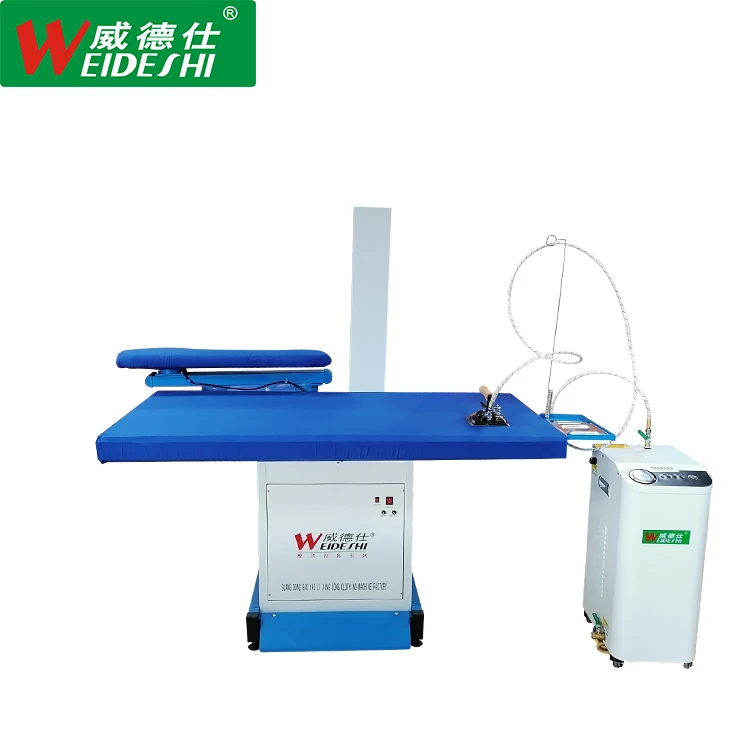 
Industrial Vacuum Ironing Machine Iron Table with electric steam boiler and irons  (62515008091)
