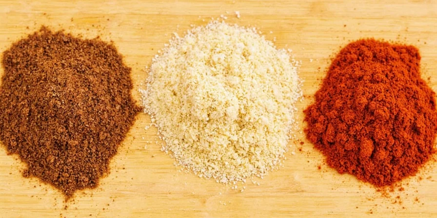 Close-up of various taco seasonings and packets