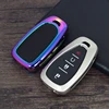 Factory direct silver Alloy Smart car key case bag for Chevrolet smart key Malibu TRAX Equinox