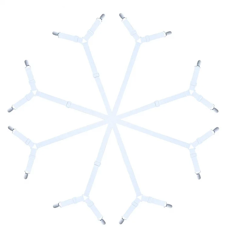 
Bed sheet fasteners suspenders Adjustable elastic mattress fixed band Adjustable fasteners bed sheet clips 