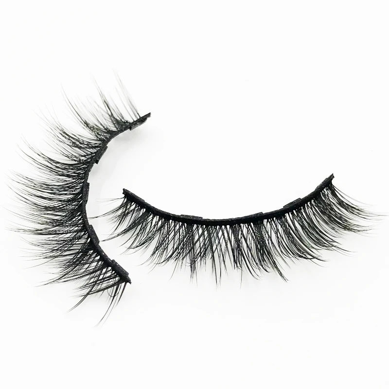 

wholesale Flash Girl 5D-W series W 31 soft mink magnetic eyelashes and eyeliner suit, Natural color