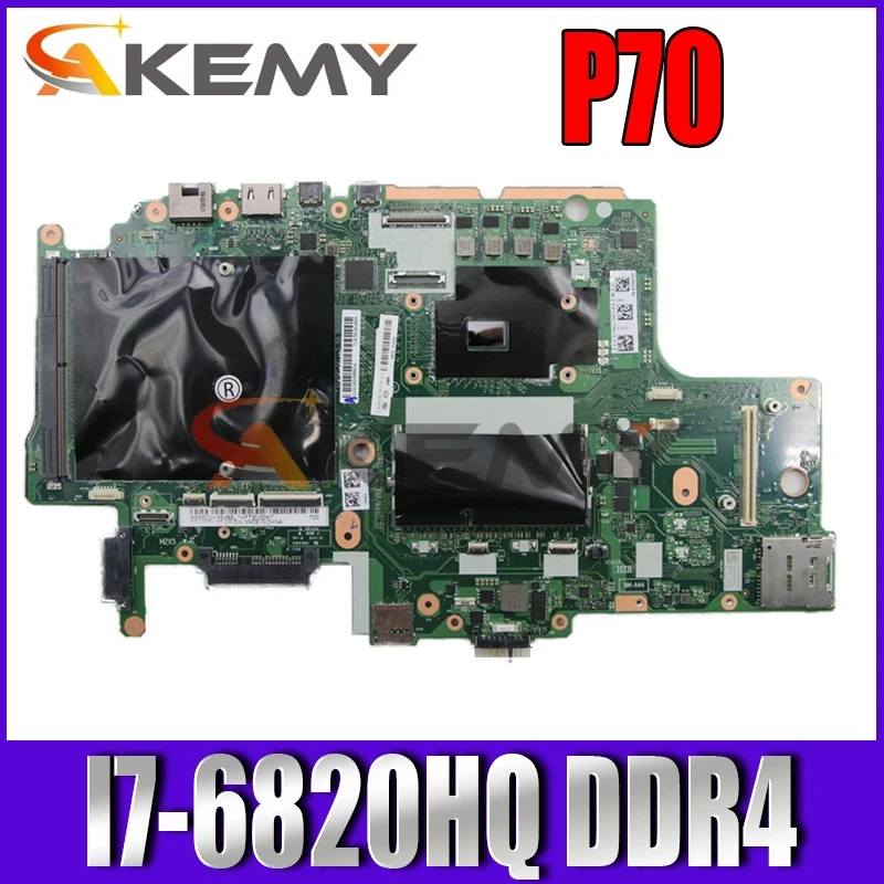 

For Thinkpad P70 laptop motherboard BP700 NM-A441 with CPU SR2FU I7-6820HQ DDR4 FRU 01AV312 100% Fully Tested
