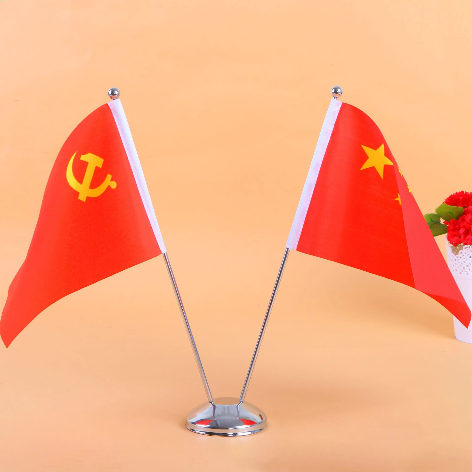 Wholesale Small Flag Different Countries Flag Metal Desktop Flag Pole