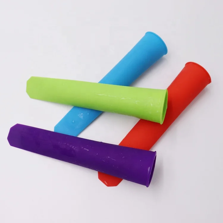 

Silicone Popsicle Molds ice Pop Mold Freezer Tubes Make Healthy Food for Your Kids, Red, pink, sky blue etc