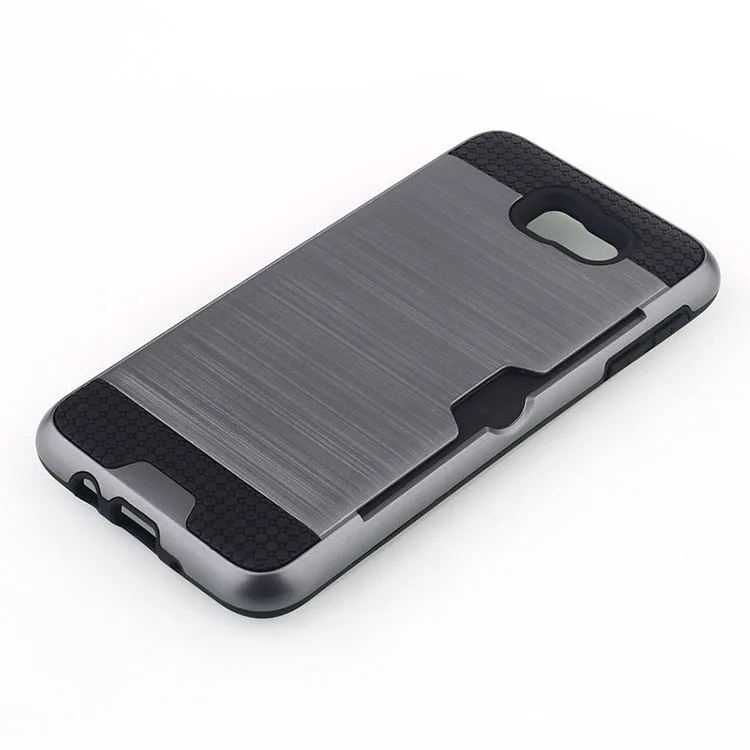 

Joyking Armor Brushed Phone Case, for Samsung Galaxy J7 J5 J2 Prime Shockproof Card Slot 2 in 1 Cell Phone Case