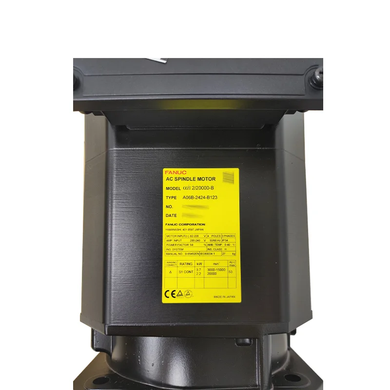 A06B-2424-B123 Động Cơ Servo Fanuc AC Chính Hãng Mới
