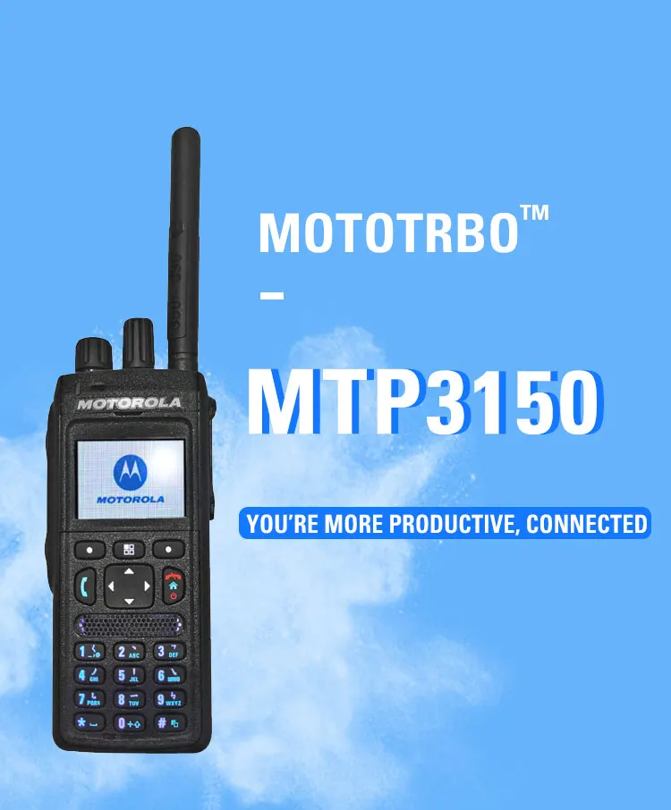 Motorola Newest Tetra Two Way Radio 800mhz Walkie Talkie Gps Tetra ...