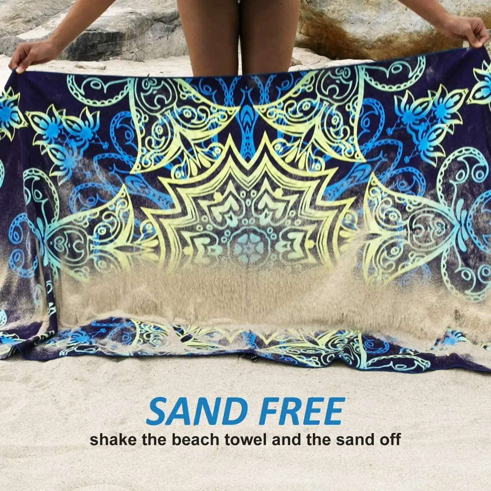 Double side printed beach towel 