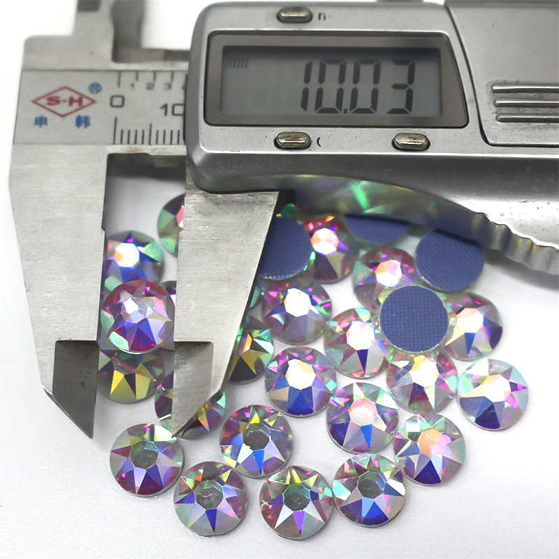 Lucky Bulk Big Size Ss40  Ss50 2088 8+8 ab Star Cuts Crystal ab Hotfix Rhinestones Hot Fix Stone Crystal Iron on Rhinestone