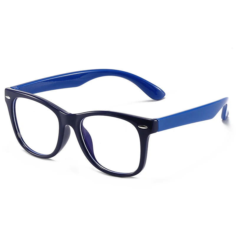 

Stylish Designer Soft Silica Kids Square Optical Frame Glasses River
